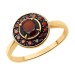 Золотое кольцо с гранатом