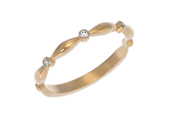 Золотое кольцо с бриллиантом