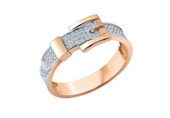 Золотое кольцо с бриллиантом