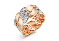 Золотое кольцо с бриллиантом