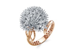 Золотое кольцо с фианитом