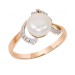Золотое кольцо с жемчугом