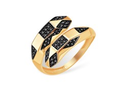 Золотое кольцо с фианитом