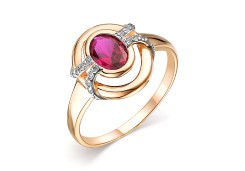 Золотое кольцо с топазом