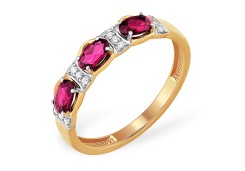 Золотое кольцо с рубином