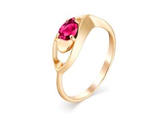 Золотое кольцо с рубином