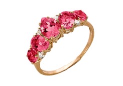 Золотое кольцо с рубином