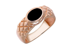 Золотое кольцо с агатом