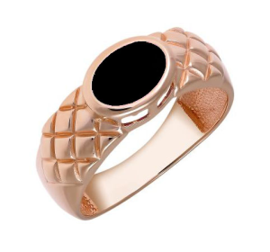 Золотое кольцо с агатом