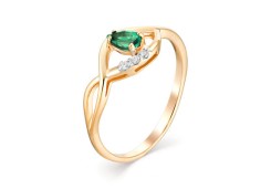 Золотое кольцо с турмалином