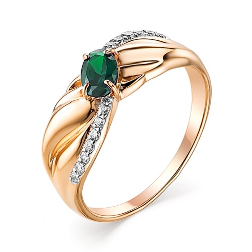 Золотое кольцо с турмалином