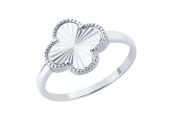 Кольцо из белого золота 