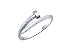 Кольцо из белого золота 