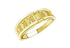 Кольцо из желтого золота 