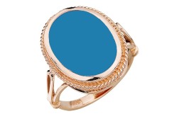 Золотое кольцо с бирюзой