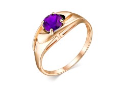Золотое кольцо с танзанитом