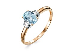 Золотое кольцо с топазом