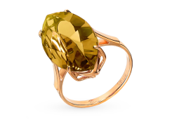 Золотое кольцо с султанитом