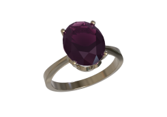 Золотое кольцо с аметистом