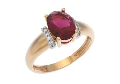 Золотое кольцо с рубином