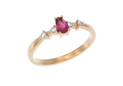 Золотое кольцо с рубином
