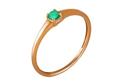 Золотое кольцо с изумрудом