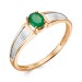 Золотое кольцо с изумрудом