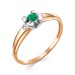Золотое кольцо с изумрудом