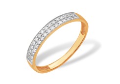 Золотое кольцо с бриллиантом