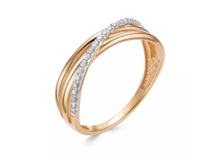 Золотое кольцо с бриллиантом