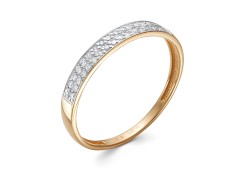 Золотое кольцо с бриллиантом