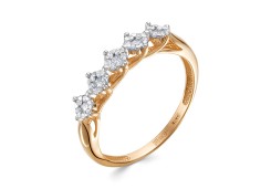 Золотое кольцо с бриллиантом