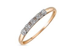 Золотое кольцо с фианитом