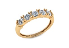 Золотое кольцо с фианитом