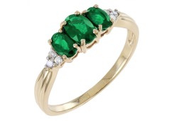 Золотое кольцо с изумрудом