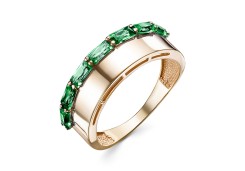 Золотое кольцо с турмалином