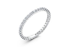 Кольцо из белого золота с бриллиантом