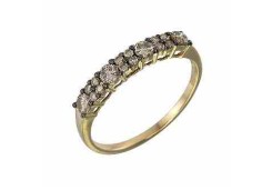 Кольцо из желтого золота с бриллиантом