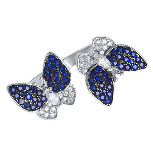 Серебряное кольцо с фианитом