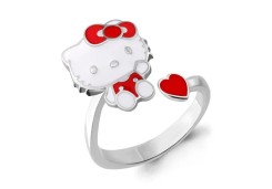 Серебряное кольцо с эмалью