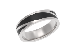 Серебряное кольцо с эмалью