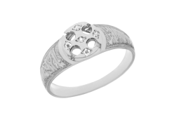 Серебряное кольцо с фианитом