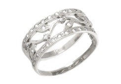 Серебряное кольцо с фианитом