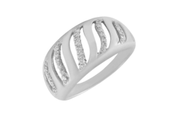 Серебряное кольцо с фианитом