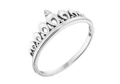 Серебряное кольцо с фианитом