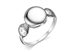 Серебряное кольцо с фианитом