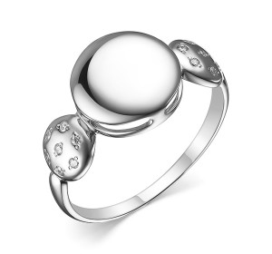 Серебряное кольцо с фианитом