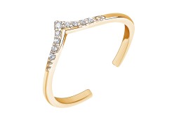 Серебряное кольцо с фианитом