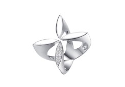 Серебряное кольцо с фианитом