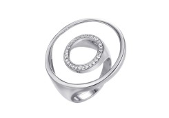 Серебряное кольцо с фианитом